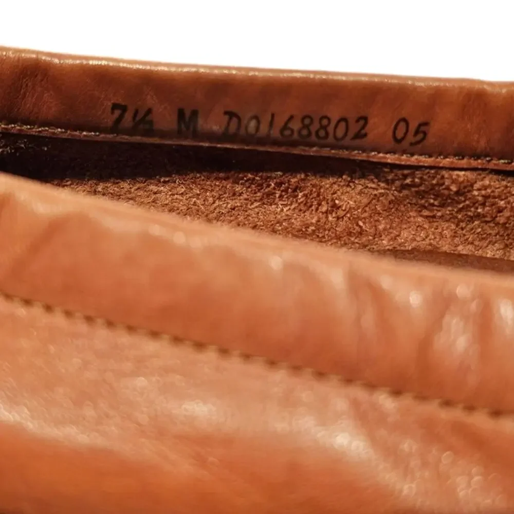 SAS Tripad Comfort Footbed Women's Brown Weave Leather Loafers Size 7.5 M